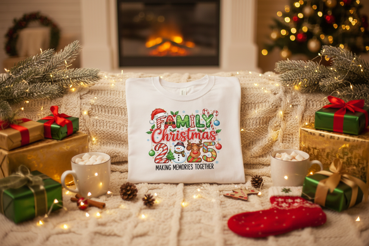 Family Christmas Full Width Banner