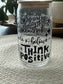 Inspirational 16 oz Glass Cup -oops
