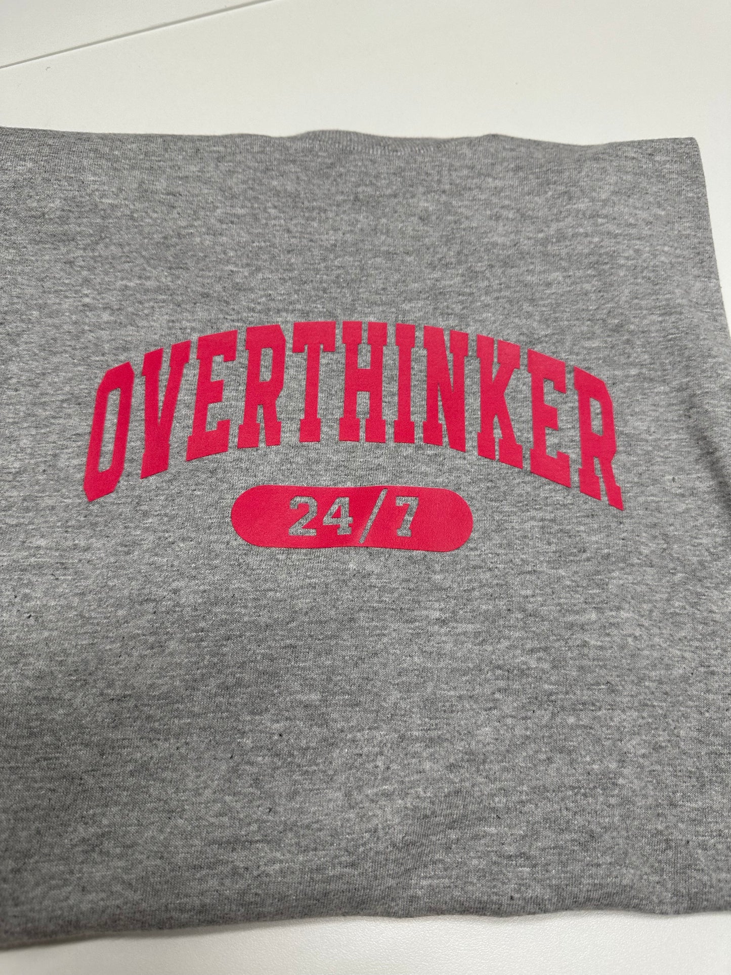 Overthinker Graphic T-Shirt - Funny Mental Health Tee