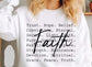Faith Sweatshirt - Inspirational Crewneck